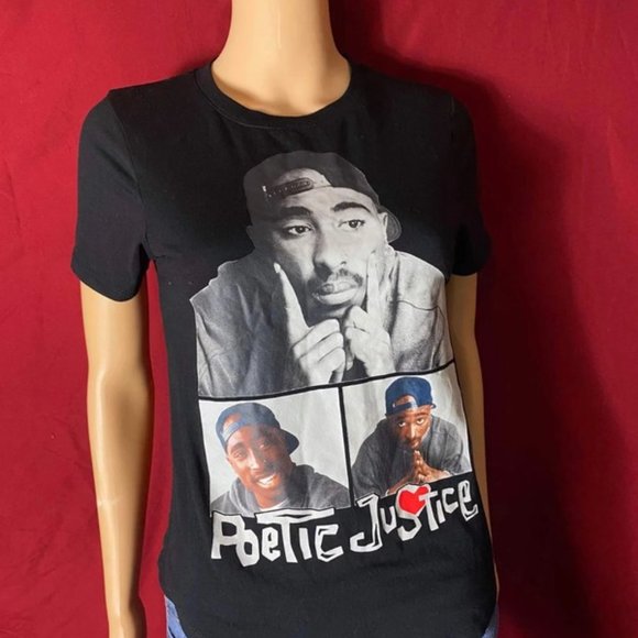 Real chemistries Tupac shirt poetic Justice size smal - Picture 2 of 3